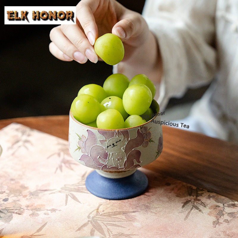 210ml Hand-painted Nine-tailed - đánh giá và giá Handmade Ceramic Mug