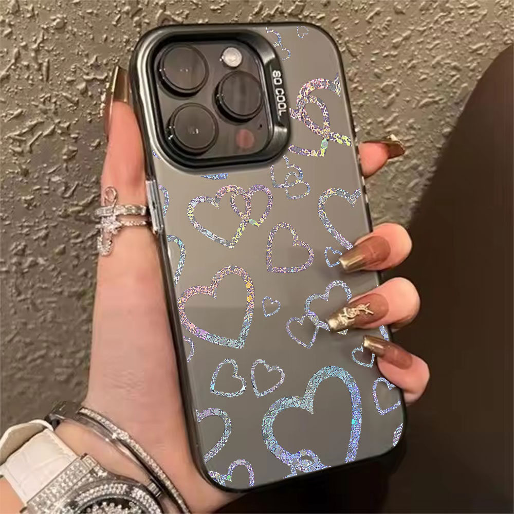 Colorful Heart Print Case For  - đánh giá và giá Apple Iphone 15