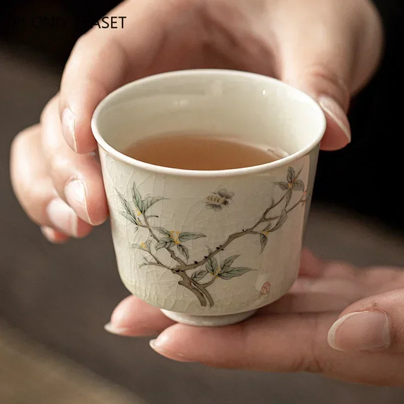 Retro Đá Nứt Gốm Ấm Trà Thiền  - đánh giá và giá Handmade Ceramic Mug