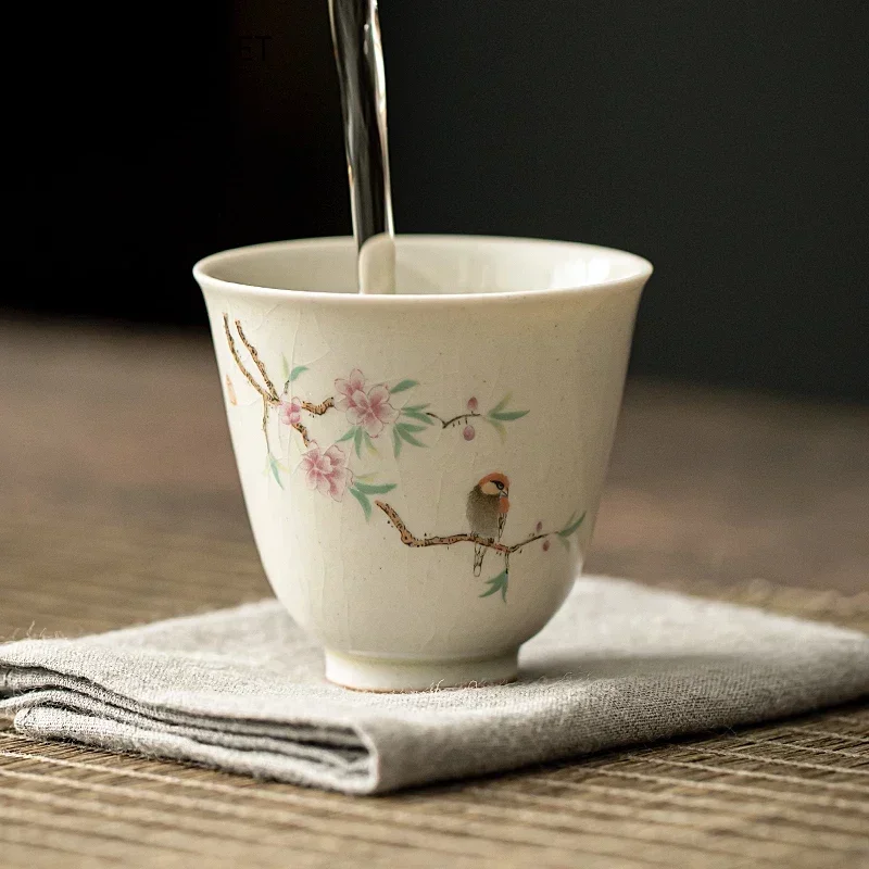 Retro Đá Nứt Gốm Ấm Trà Thiền  - đánh giá và giá Handmade Ceramic Mug