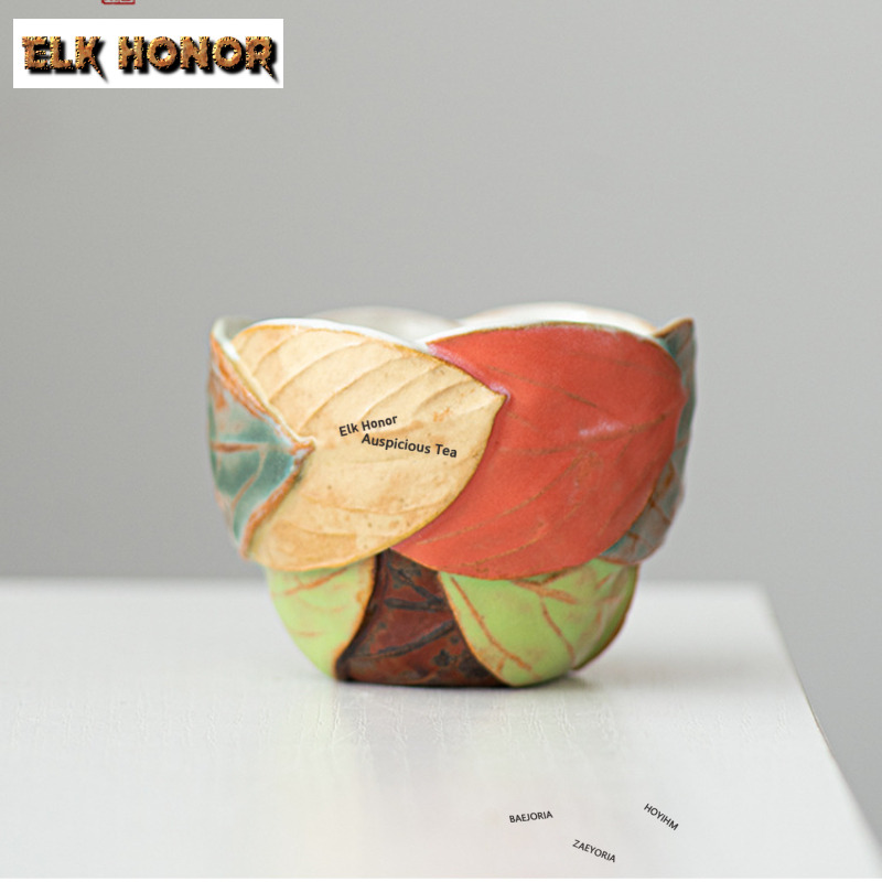 110ml Handmade Leaf Wood-fired - đánh giá và giá Handmade Ceramic Mug