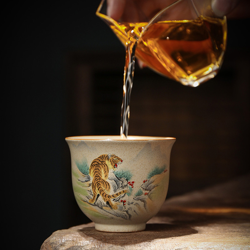 1 Pc Chinese Zodiac Ceramic Te - đánh giá và giá Handmade Ceramic Mug
