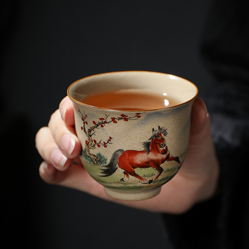 1 Pc Chinese Zodiac Ceramic Te - đánh giá và giá Handmade Ceramic Mug