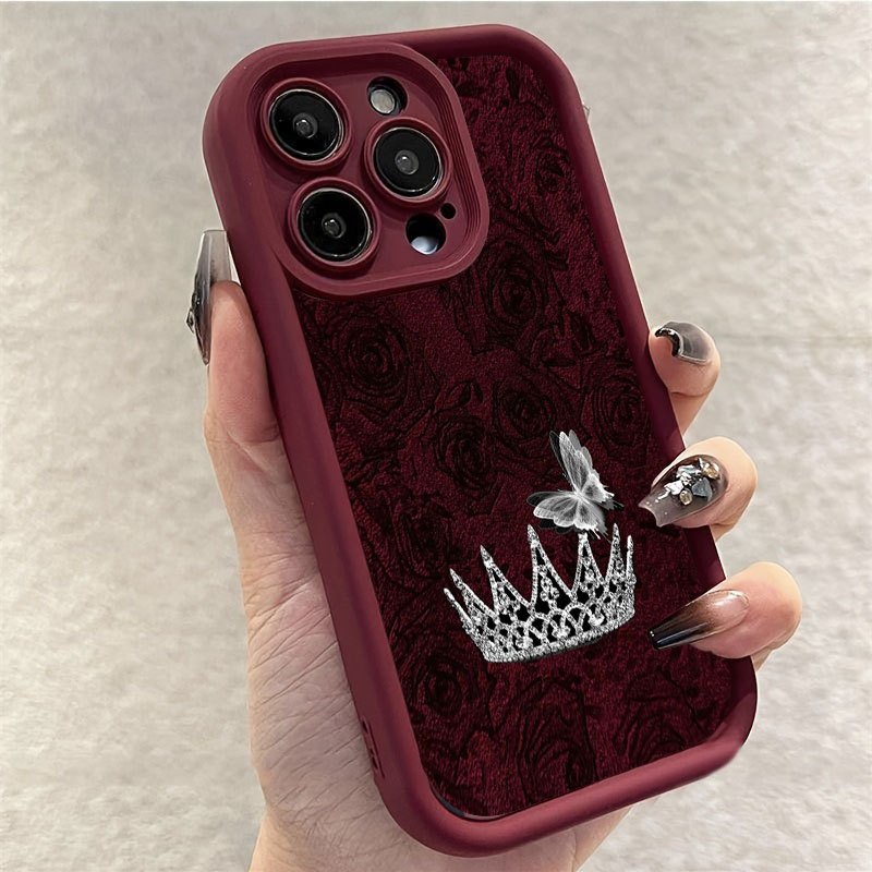 Phone Case Red Rose Silver Cro - đánh giá và giá Apple Iphone 15